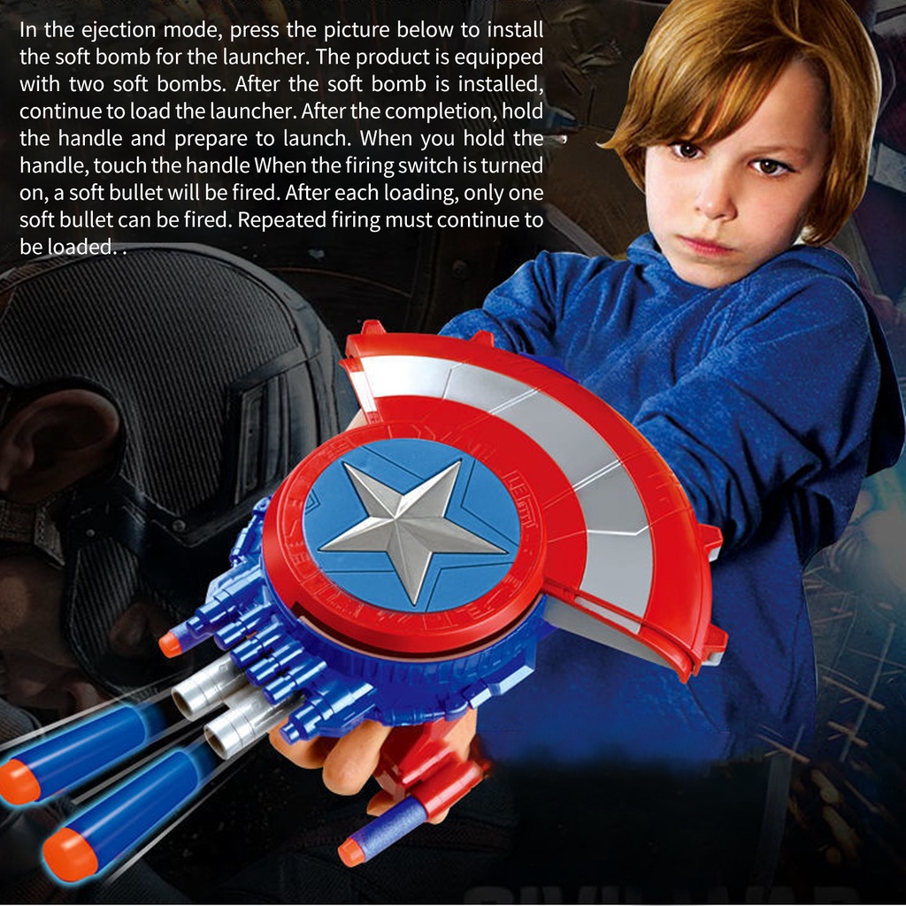 Đồ chơi tấm khiên Captain Marvel thay đổi chế độ sáng cho trẻ em | WebRaoVat - webraovat.net.vn