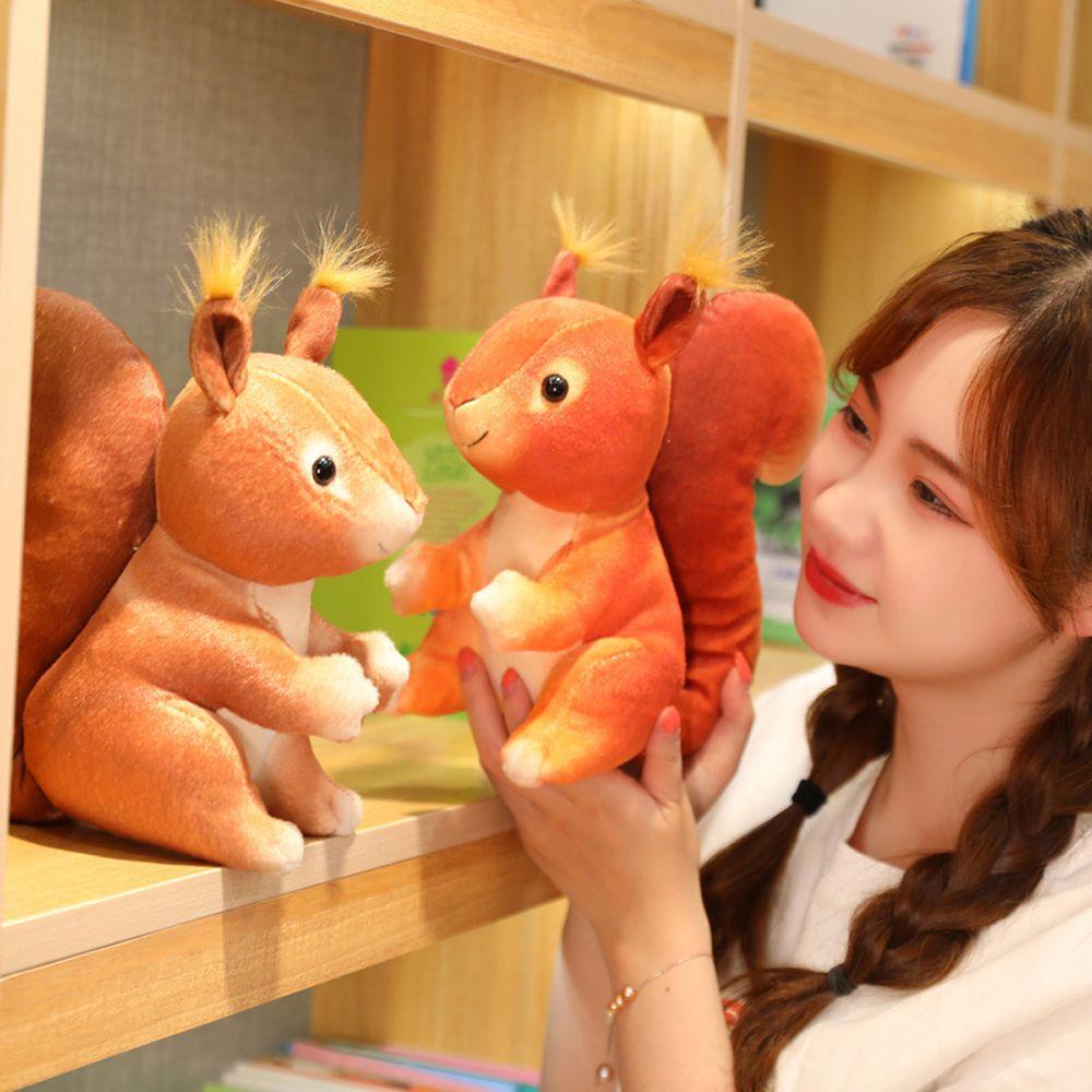 Đồ chơi nhồi bông Hình Chú Sóc Hoạt Hình 25cm