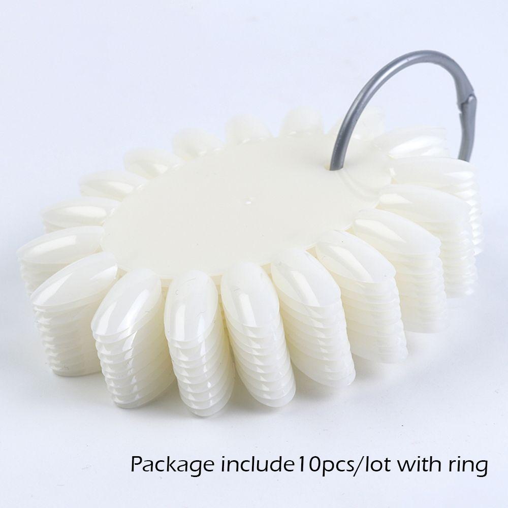 AROMA Set 160 Khuôn Tròn Trưng Bày Móng Tay Giả Kèm Thẻ Màu