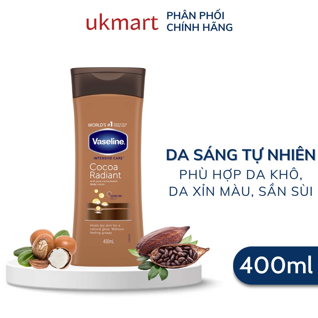 Sữa Dưỡng Thể Vaseline Anh 400ml