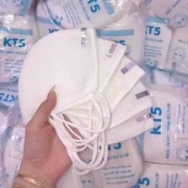 Khẩu trang KT5 3 lớp kháng khuẩn