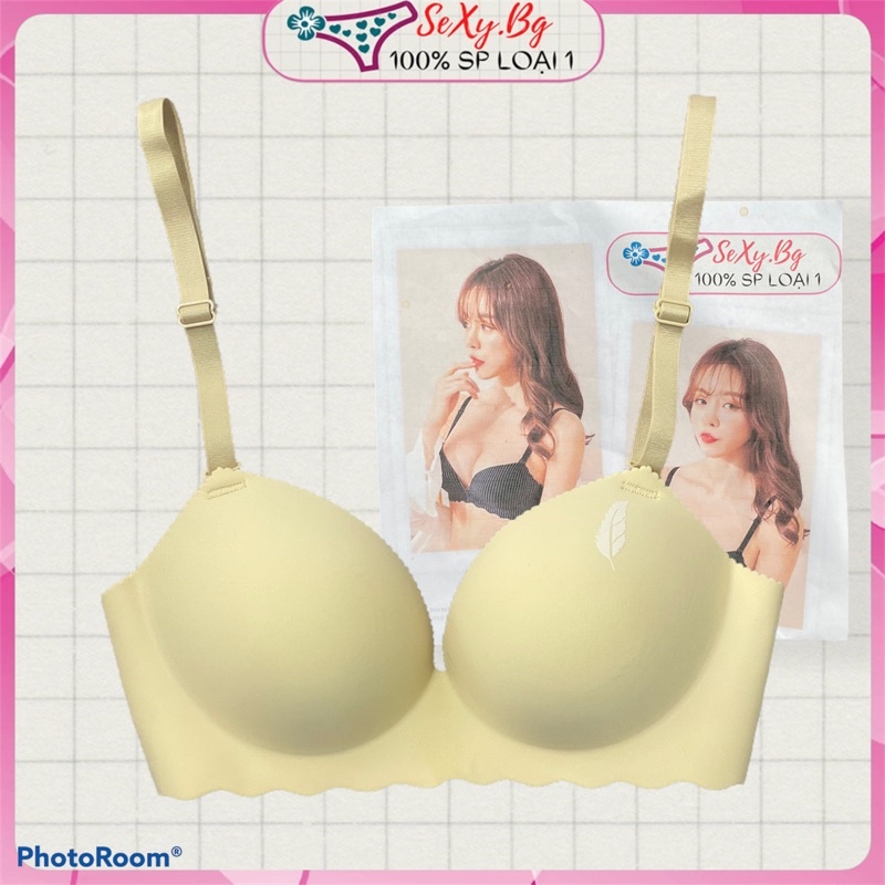 Áo Lót Nữ Không Gọng Nâng Ngực - Áo Ngực Nữ Mềm Mại Thoáng Mát Tôn Vòng 1 Gợi Cảm Logo Lá Sexy.Bg | BigBuy360 - bigbuy360.vn