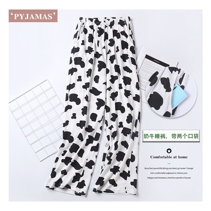 Quần Ngủ Cotton Kẻ Sọc Plus Size