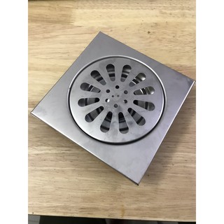 Phễu thoát sàn LR-05 (hố ga) chống hôi 15x15cm phi 90/60