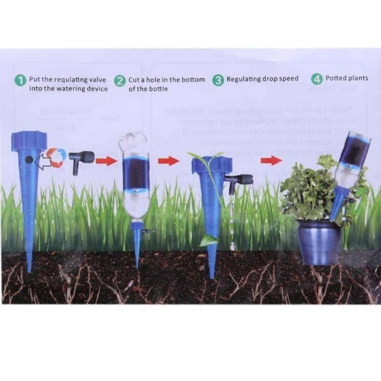 Đầu Tưới Nhỏ Giọt Điều Chỉnh Được - Sử Dụng Với Mọi Loại Chai