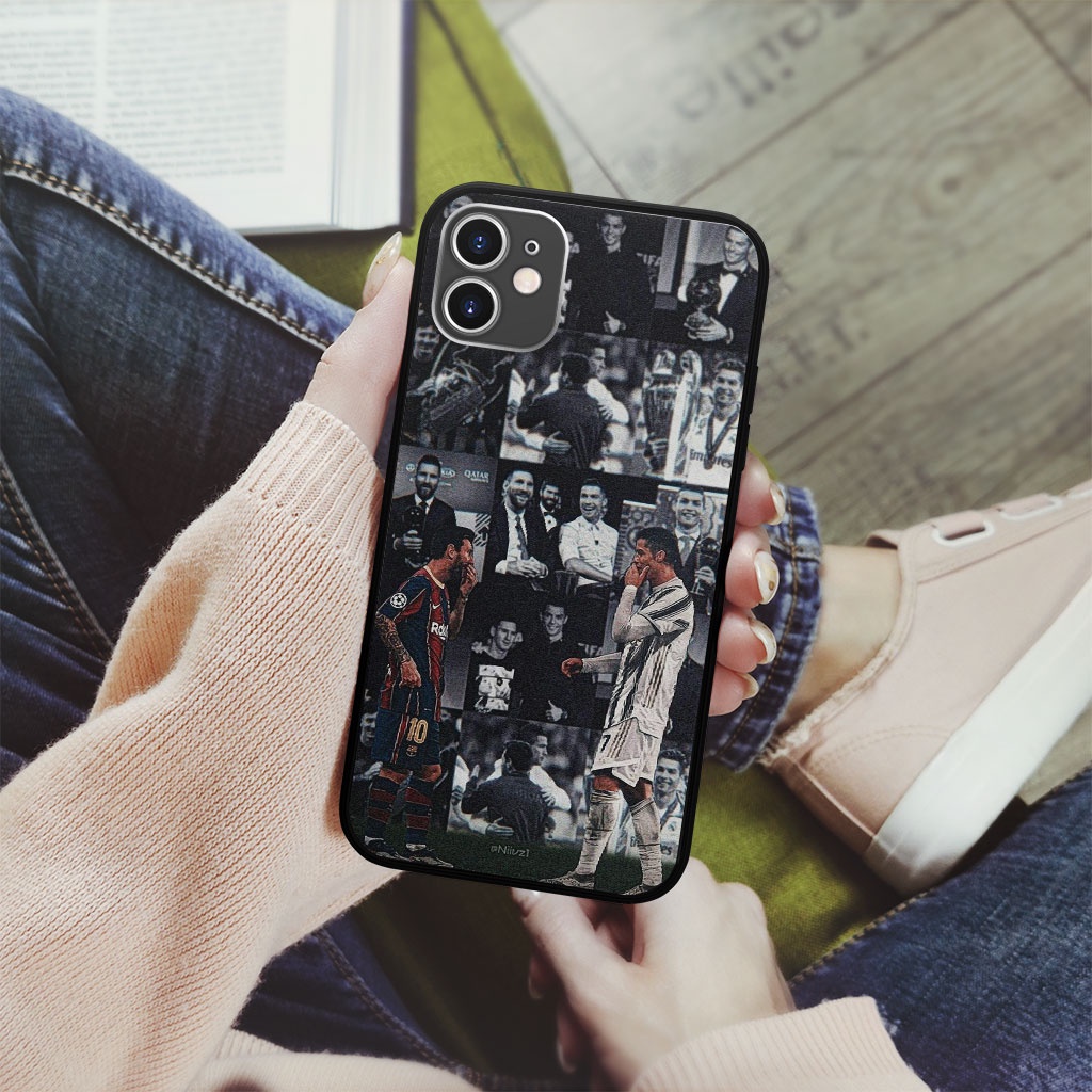 Ốp lưng GFB Ronaldo Vs Messi pro 13 11 12 promax 7 8 plus xs X Xr FOO20220414