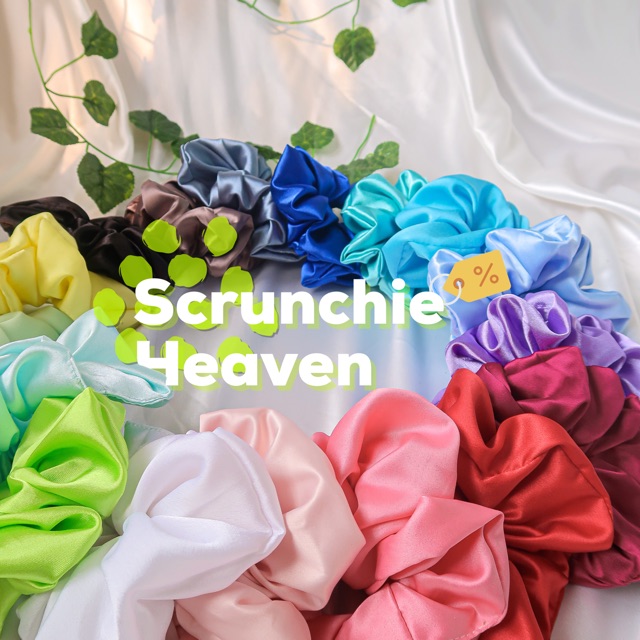 [Mã FAGOGO giảm 12% đơn 99K] Scrunchie Dây Buộc Tóc Lụa Phi Bóng Chọn theo số | Lomo Home |