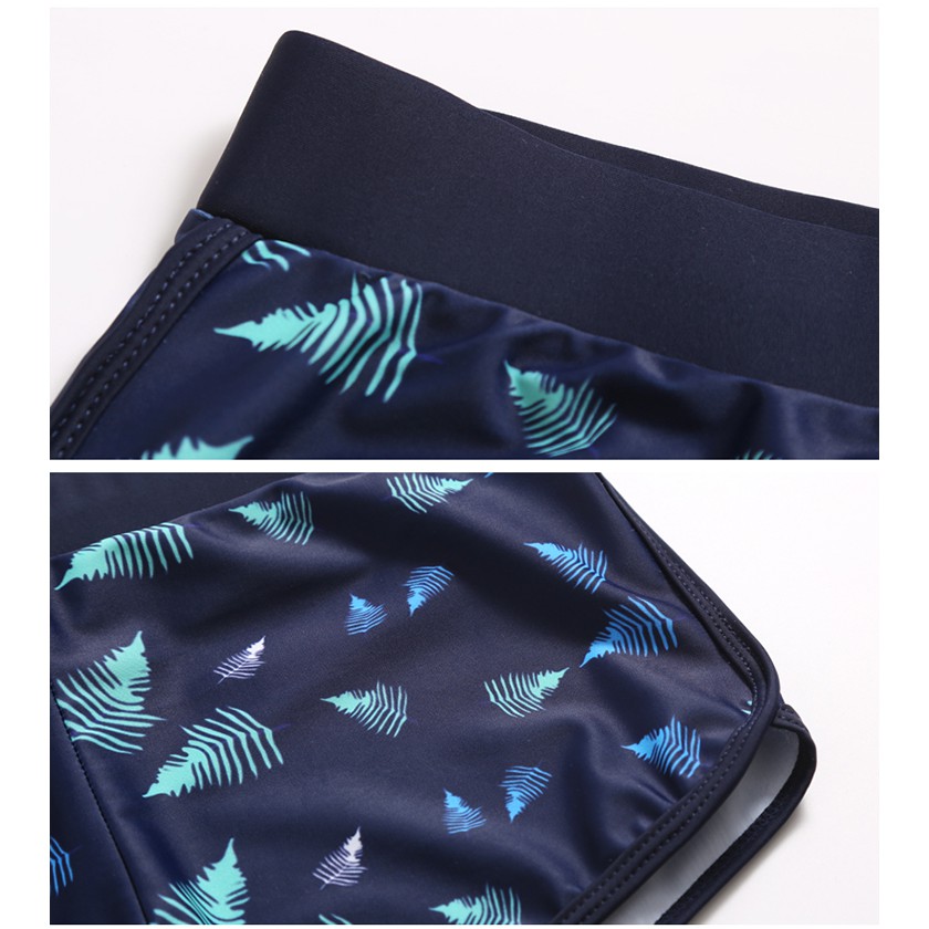 BộBikini đồ bơi ❤️𝐊𝐄̀𝐌 𝐌𝐔́𝐓❤️ áo dài tay quần sort có sẵn mút ngực đi biển chống nắng Shop GYMSTORE 8066