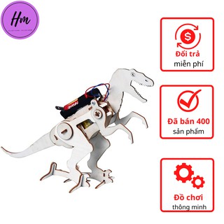Bộ lắp ghép khủng long bằng gỗ theo phương pháp giáo dục stem