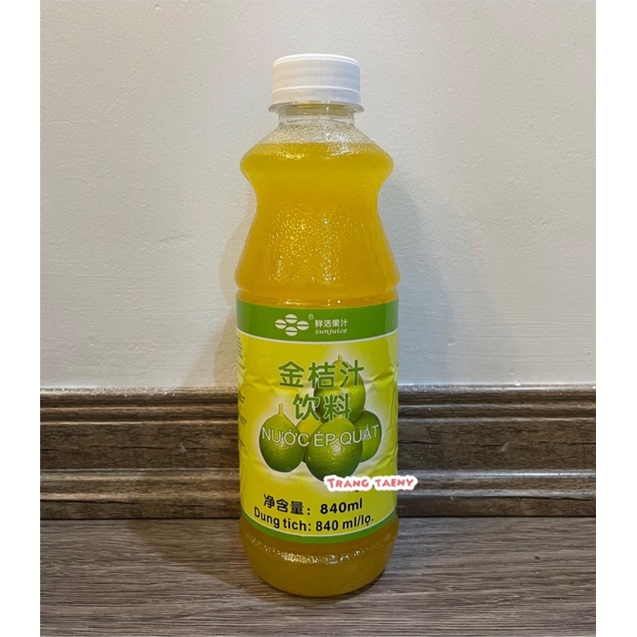 Siro kim quất / Nước ép quất 100ml (tách từ chai nguyên 840ml)