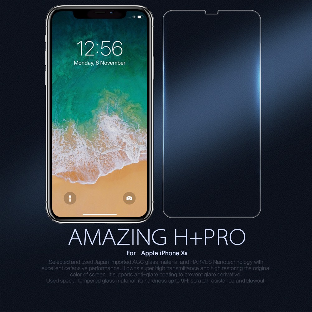 Kính cường lực Nillkin 0.2mm bảo vệ màn hình chống cháy nổ cho iPhone XR