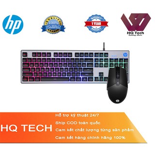 Combo Bàn Phím và chuột Gaming cao cấp HP KM300 F (USB LED)