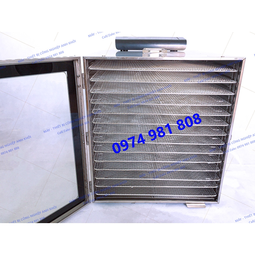 Tủ sấy hoa quả thực phẩm 14 tầng