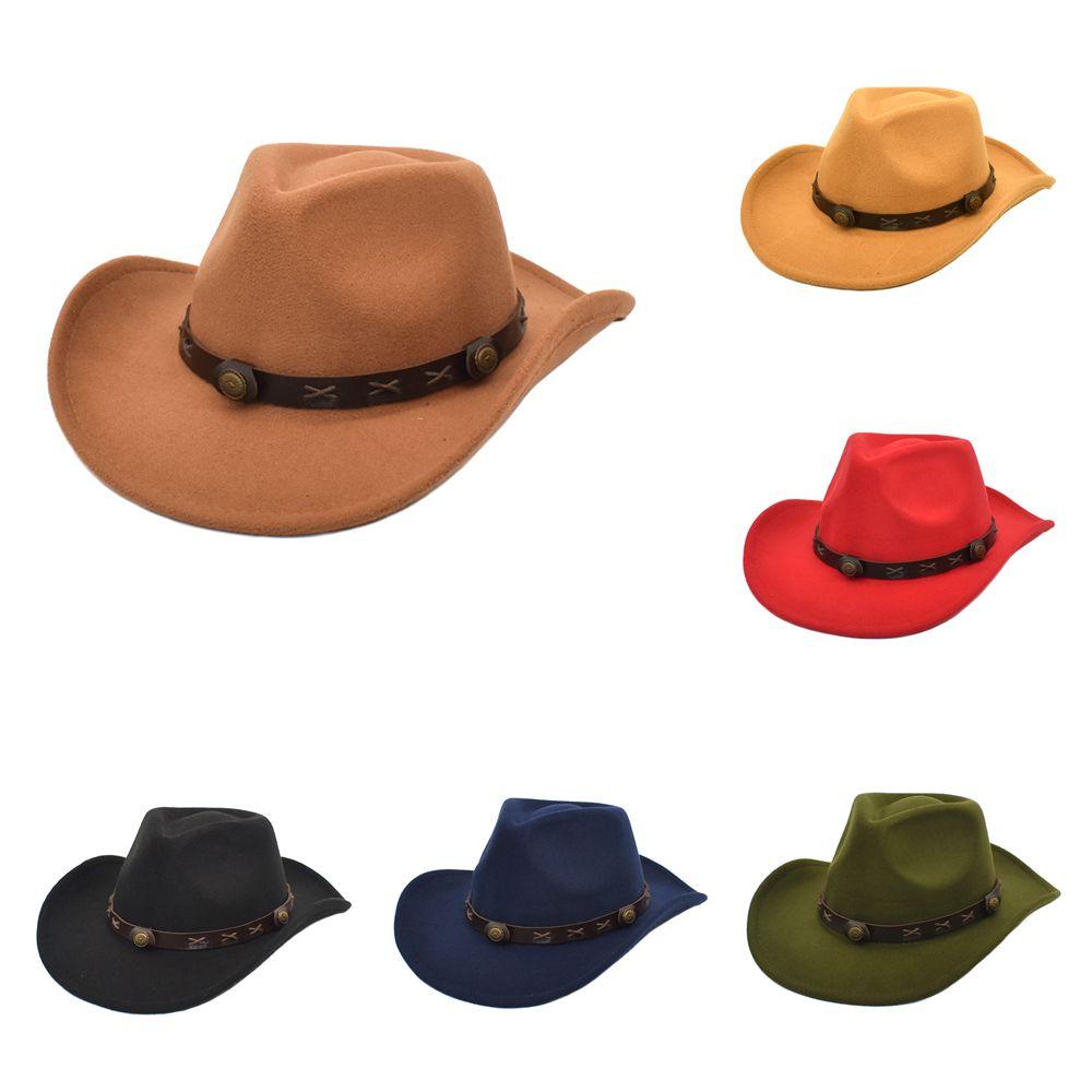 Mũ Cao Bồi Fedora Rộng Vành Phong Cách Vintage