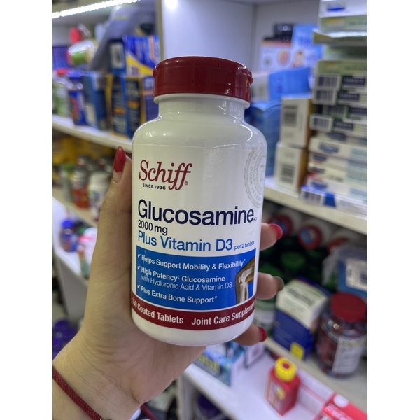 Glucosamin schiff 2000 mg plus vitamin D3 bổ xương khớp