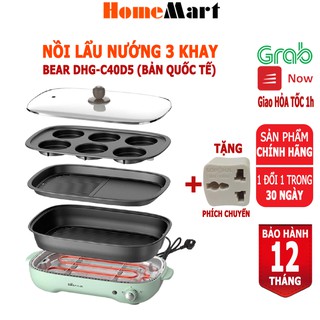 Nồi Lẩu Nướng Đa Năng Bear DHG-C40D5