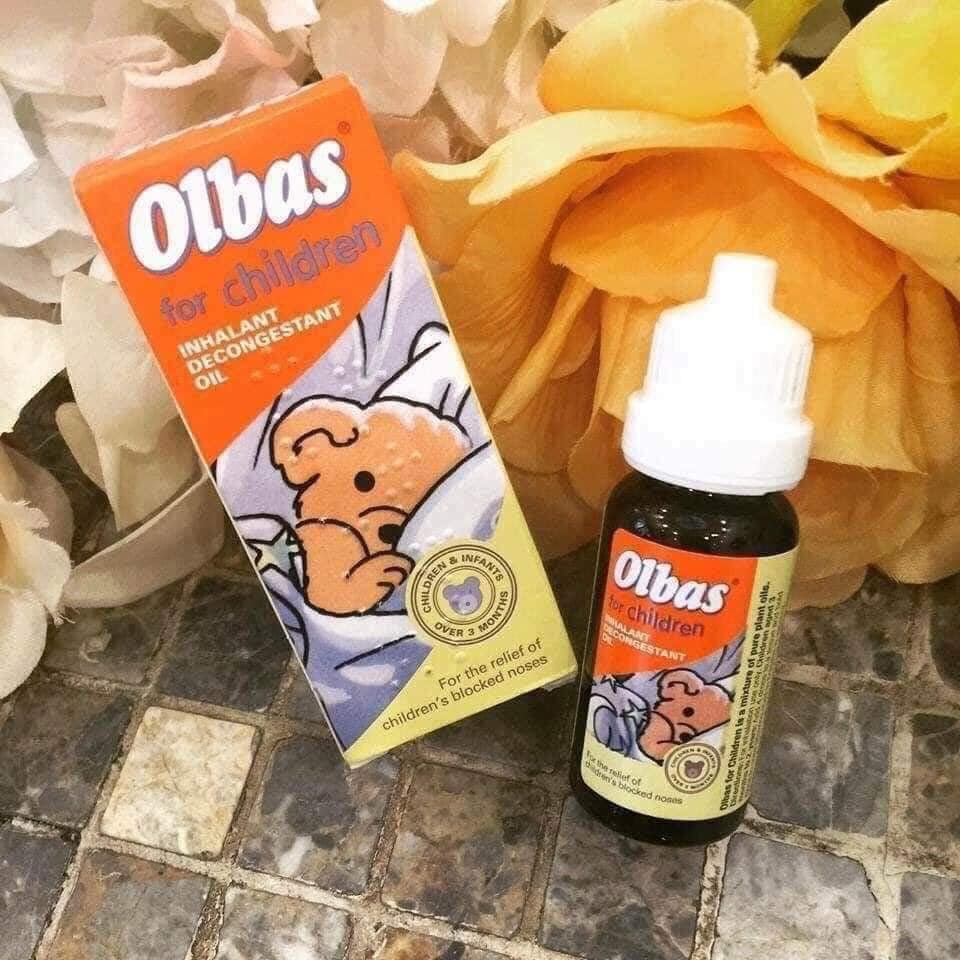 Tinh dầu Olbas cho trẻ từ 3 tháng lọ 12ml