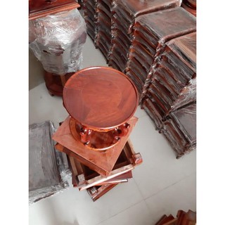 Đôn gỗ hương cao cao 20cm, mặt ghế 20cm