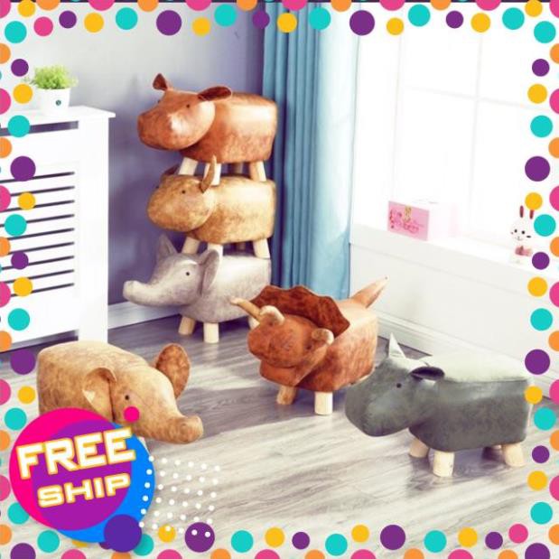 [NGON BỔ RẺ] Ghế đôn hình thú bọc da siêu cute cho bé | BigBuy360 - bigbuy360.vn