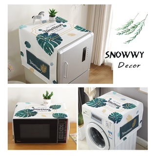 (CANVAS DÀY-BỀN CHẮC) TẤM KHĂN PHỦ tủ lạnh, máy giặt chống bụi bẩn dễ vệ sinh chuyên decor nhà đẹp