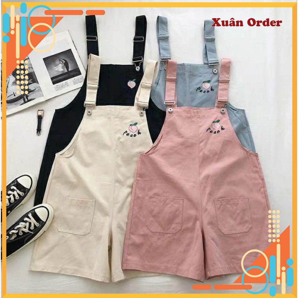 (Order 7-12 ngày) quần yếm hình quả đào xinh xắn | BigBuy360 - bigbuy360.vn