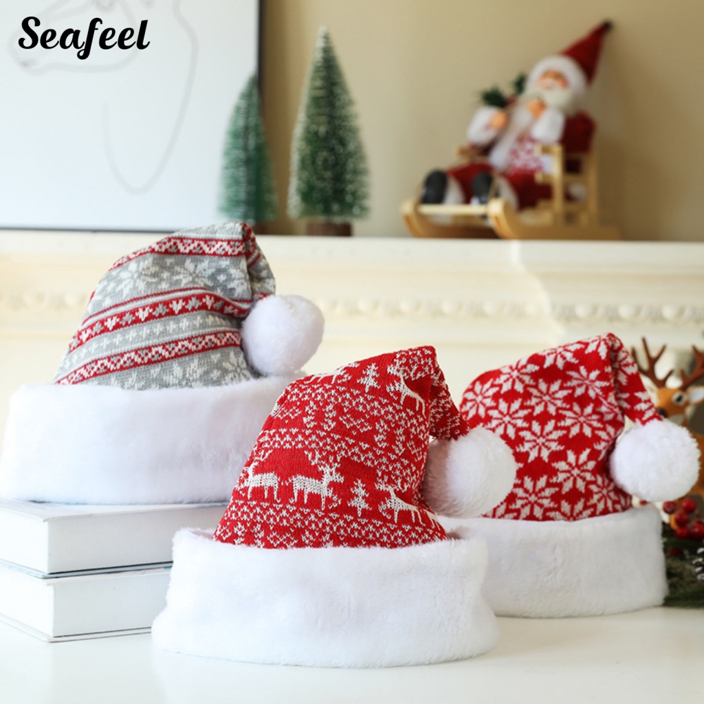Nón Len Ông Già Noel Thoáng Khí Cho Nam &amp; Nữ