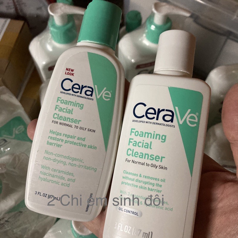 Sữa rửa mặt Cerave đủ size đủ loại CeraVe Foaming Facial Cleanser chính hãng từ Mỹ nhập máy bay chất lượng tuyệt hảo | BigBuy360 - bigbuy360.vn