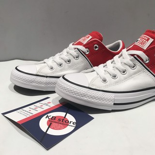 Giày Converse Chuck Madison đỏ trắng cổ thấp