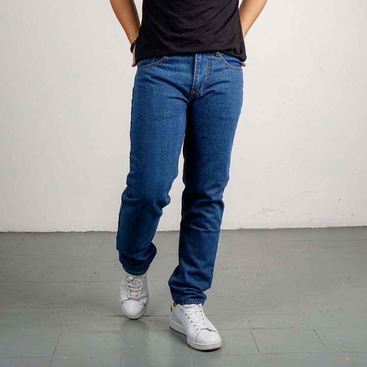 Quần Jeans nam xanh ống suông TS62 Tronshop | BigBuy360 - bigbuy360.vn