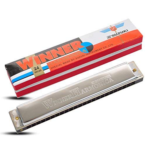 Kèn Harmonica Suzuki Winner W-24 và Winner W-16 Hamonica Tremolo