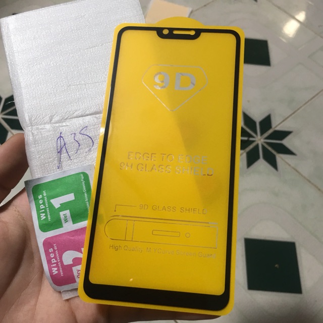 OPPO A3S/ A5_Kính cường lực 9D Full màn hình cAo cấp