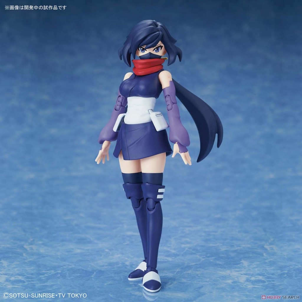 Đồ chơi Lắp ráp Mô hình Gundam Bandai 1/144 HGBD Figure-rise Standard Build Divers Diver Ayame Serie HG Build Divers