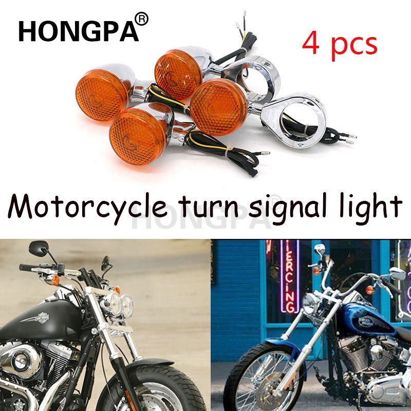 Set 4 Đèn Xi Nhan Trước Sau Dành Cho Xe Mô Tô
