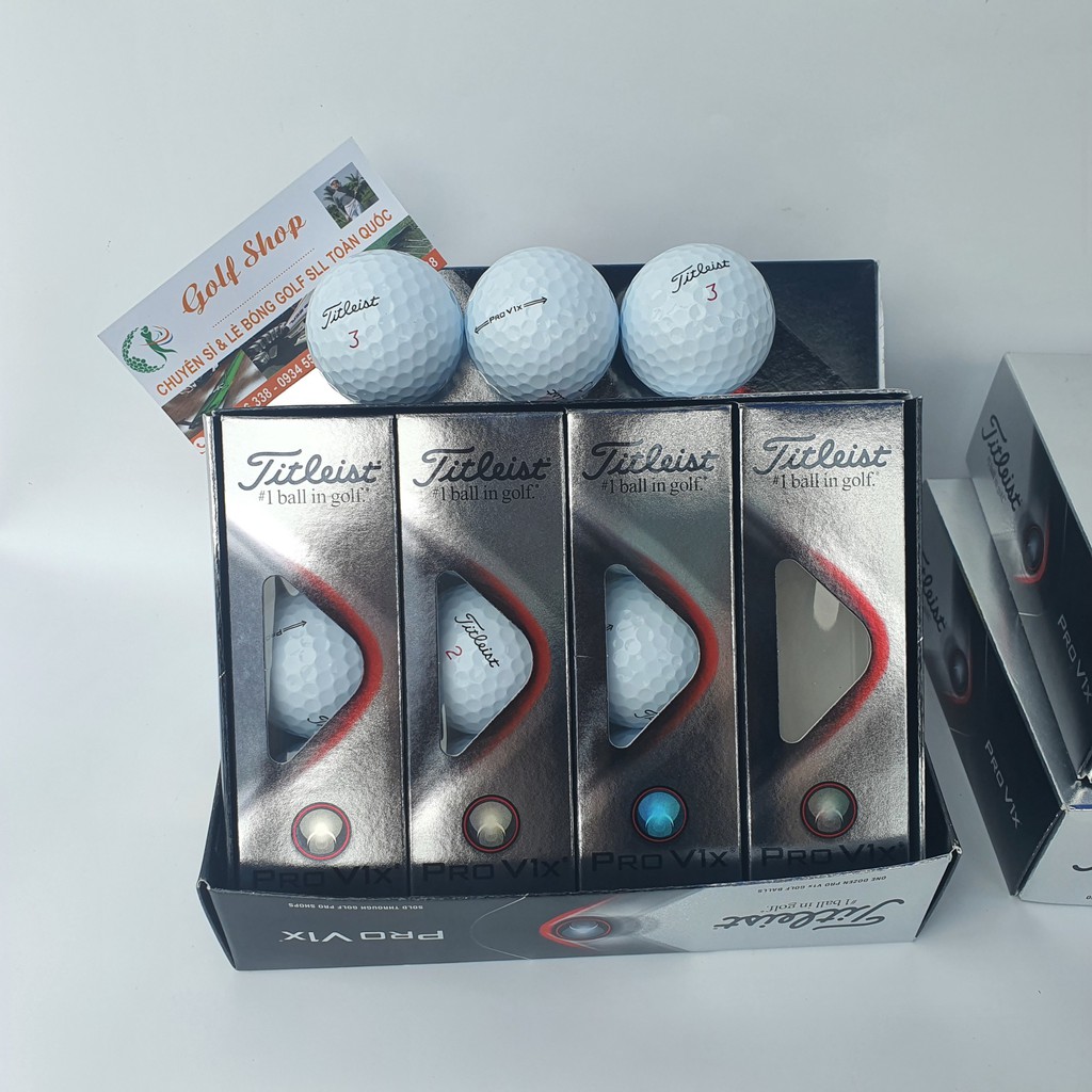 1 Hộp Bóng Golf Mới Titleist Pro V1x, New 2021