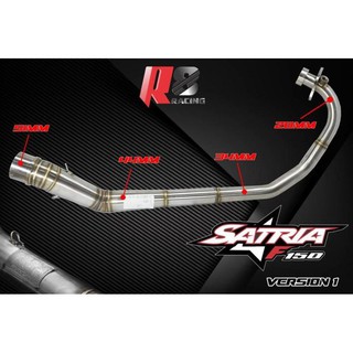 Cổ pô tăng 2 khúc R8 Racing raider Satria Fi_Dochoixemaynhapkhau