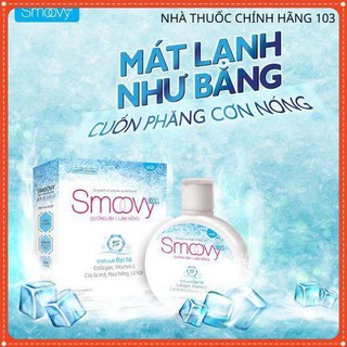 Dung dịch vệ sinh phụ nữ Smoovy Cool mát lạnh– Giúp thơm hồng se khít( Chai 150ml)