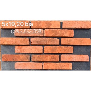 GẠCH CỔ TỰ NHIÊN ỐP TƯỜNG ĐỎ TƯƠI HOPU-519 (CHUẨN GẠCH CỔ)