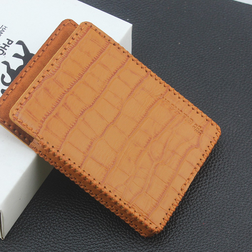Bao da Blackberry passport hộp vân cá sấu nâu