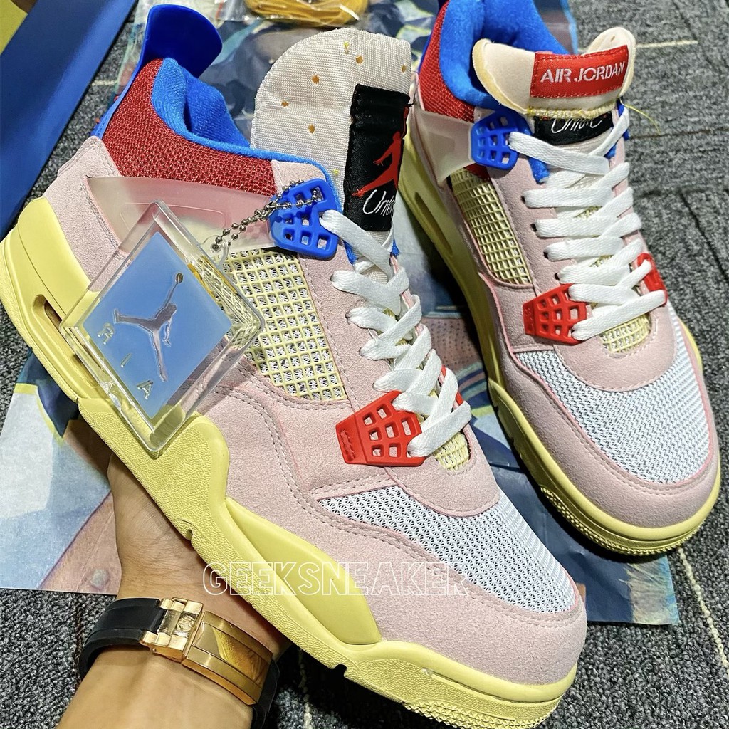 [GeekSneaker] Giày Jordan 4 Union Guava Ice | BigBuy360 - bigbuy360.vn
