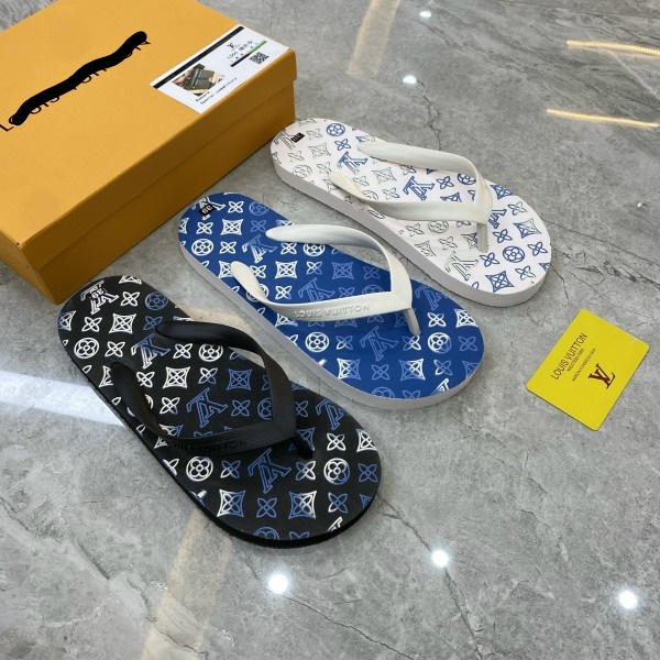 Dép xỏ ngón lv tông dior hoa kẹp luiisvuitonn họa tiết đế cao su dày cao cấp thời trang đi biển domiho hottrend 2022