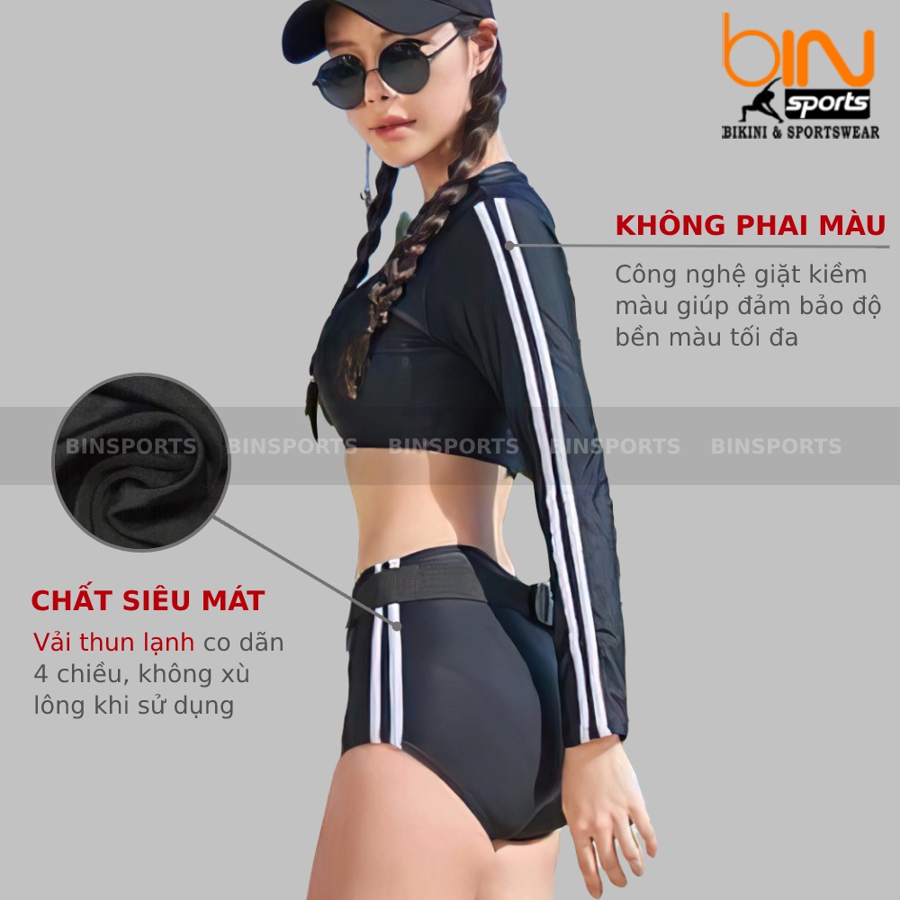 Đồ Bơi Nữ Dài Tay Freesize Bin Sports BHV073