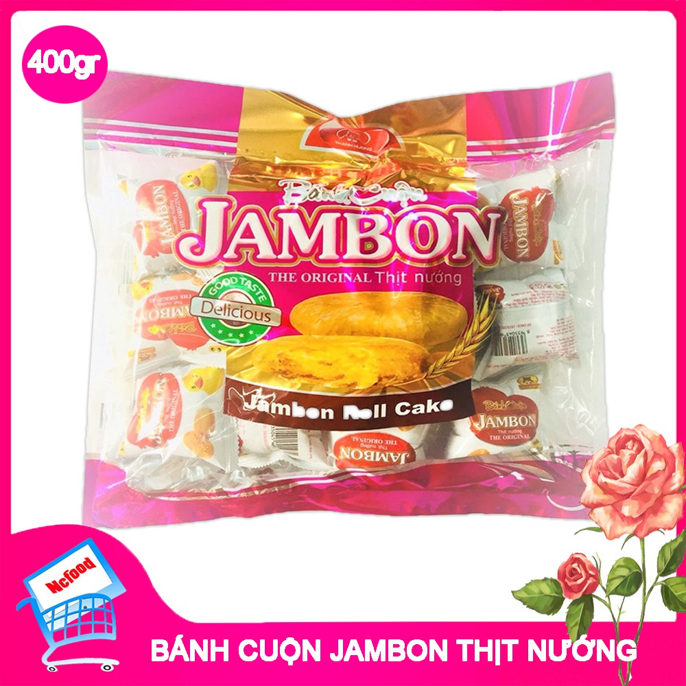 Bánh Cuộn Jambon Thịt Nướng Thanh Hương 400gr NCFOOD