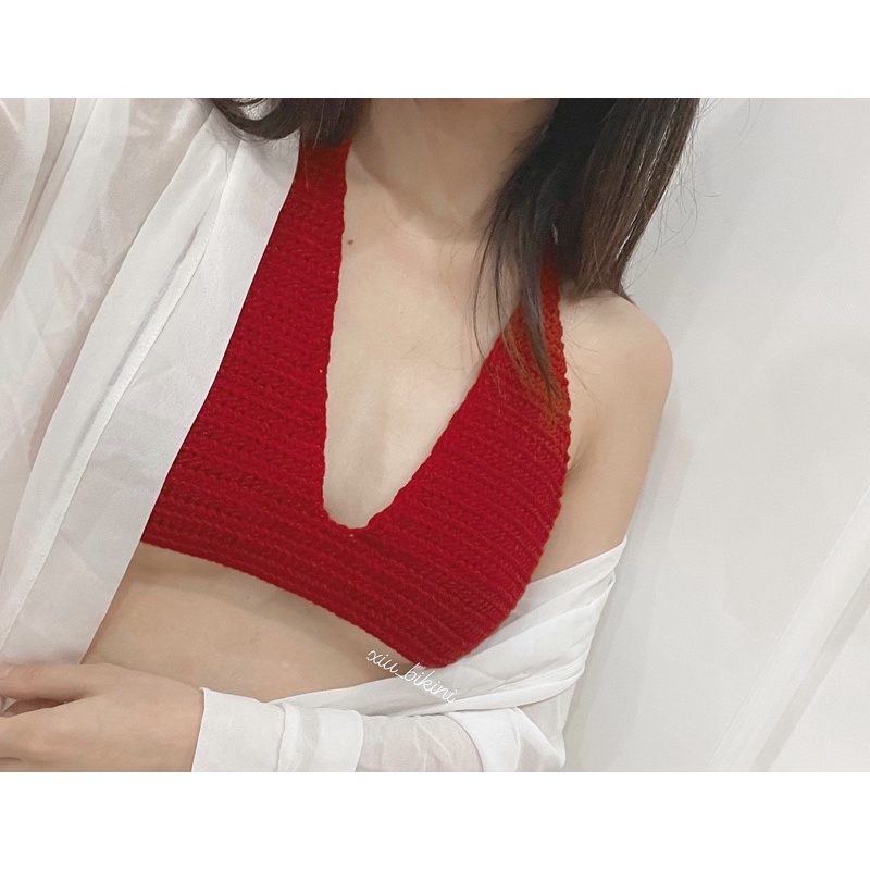 Crochet Bralette - Áo len móc 07