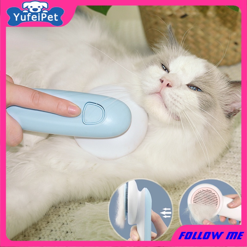 Lược Chải Lông Mát Xa Cho Thú Cưng Bằng Thép Không Gỉ