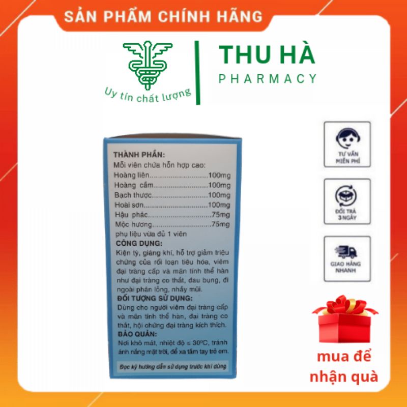 Viên uống AN TRÀNG HÀN dùng cho người viêm đại tràng cấp và mãn tính