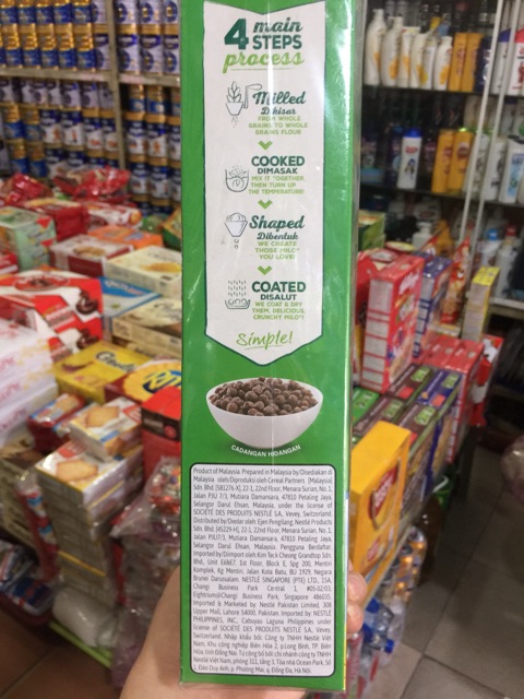 Date T4/2022- Bánh Ngũ Cốc Ăn Sáng Dinh Dưỡng Milo Nestle -330 gram