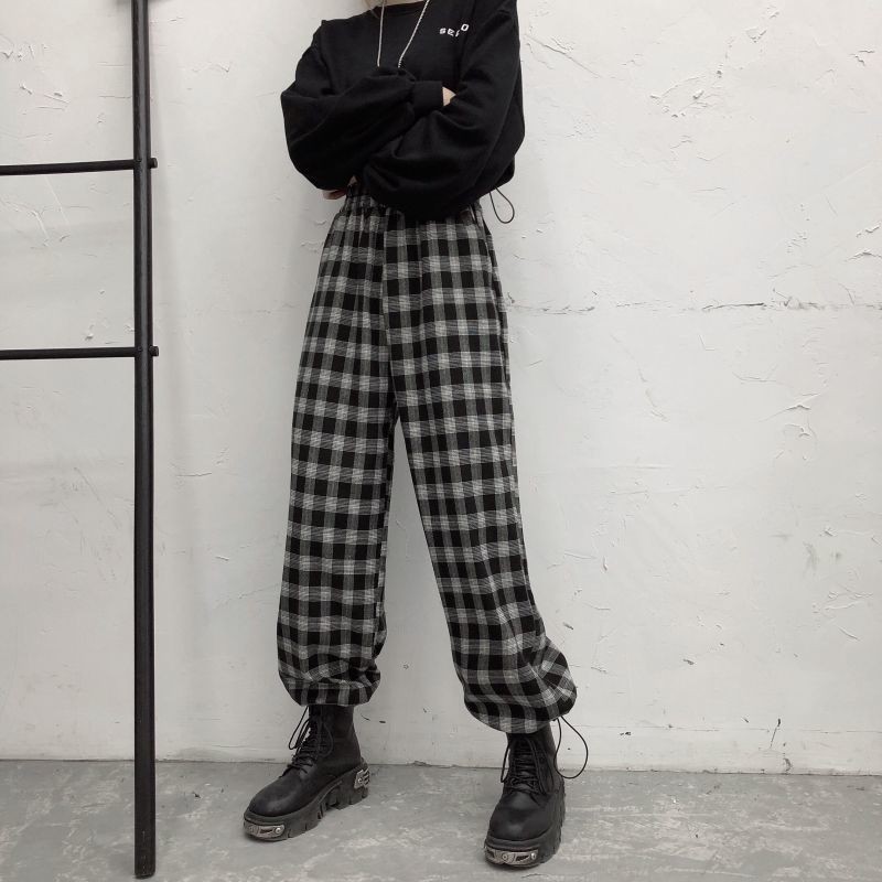 VN Quần Thể Thao Cotton Sọc Ca Rô Thời Trang Cho Nữ 2021 | BigBuy360 - bigbuy360.vn