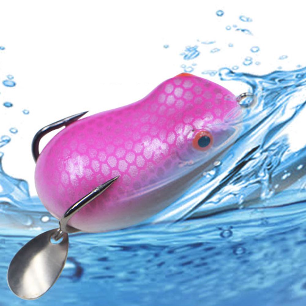 Mồi câu cá giả hình ếch/ thỏ mềm dẻo 4CM 5CM