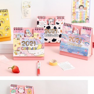 (Hình thật) Lịch bàn 2021 siêu cute mừng năm mới!