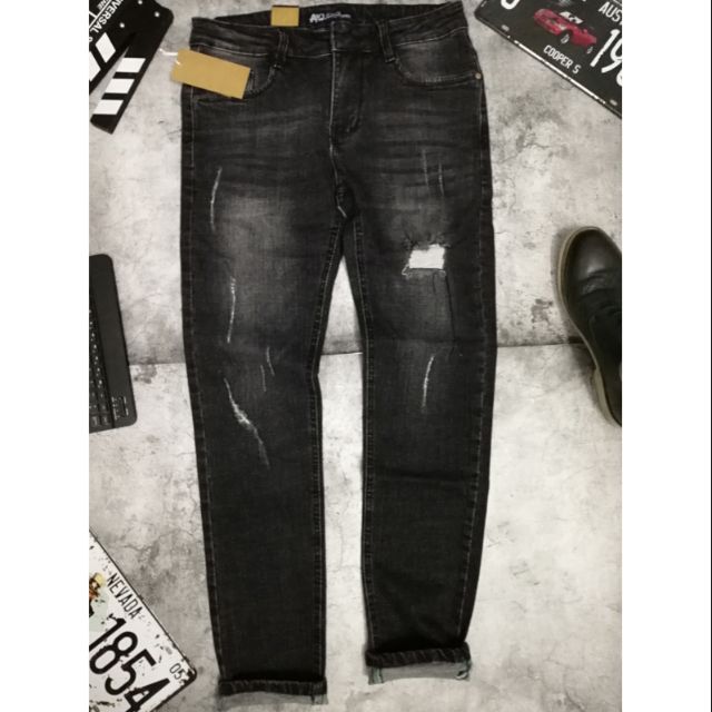 [bigsize < 130kg] quần jean nam big size rách gối